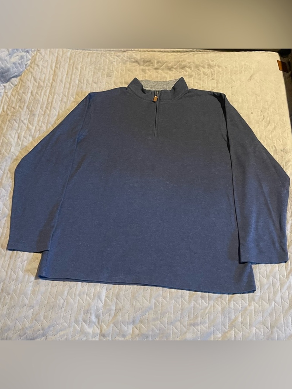 Mizzen Main 1/4 zip sweater mens‎ XXL NWOT blue